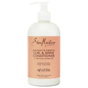 Shea Moisture - Acondicionador Coconut & Hibiscus Curl & Shine 384 ml Shea Moisture - Acondicionador Coconut & Hibiscus Curl & Shine 384 ml