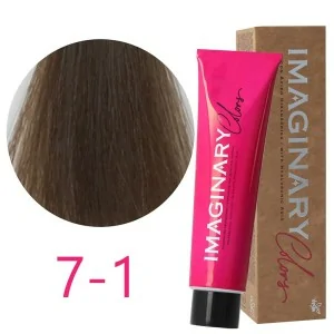 Imaginary Colors - Tinte Permanente Color Ceniza 7-1 Rubio 100 ml Imaginary Colors - Tinte Permanente Color Ceniza 7-1 Rubio 100 ml