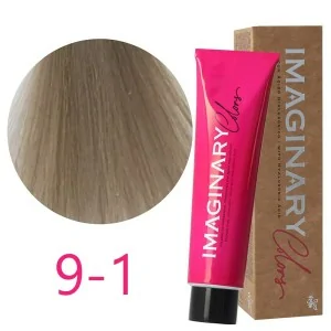 Imaginary Colors - Tinte Permanente Color Ceniza 9-1 Rubio Muy Claro 100 ml Imaginary Colors - Tinte Permanente Color Ceniza 9-1 Rubio Muy Claro 100 ml