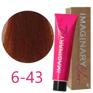 Imaginary Colors - Tinte Permanente Color Cobrizo 6-43 Rubio Oscuro Dorado 100 ml Imaginary Colors - Tinte Permanente Color Cobrizo 6-43 Rubio Oscuro Dorado 100 ml