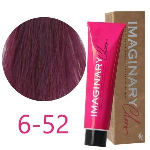 Imaginary Colors - Red and Violet Color Dye 6-52 Dark Blonde Mahogany Violet 100 ml Imaginary Colors - Red and Violet Color Dye 6-52 Dark Blonde Mahogany Violet 100 ml