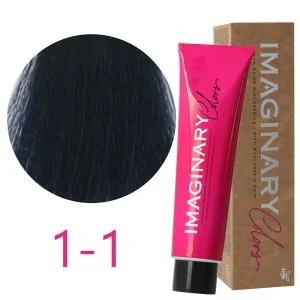 Imaginary Colors - Tinte Permanente Color Ceniza 1-1 Negro Azul 100 ml Imaginary Colors - Tinte Permanente Color Ceniza 1-1 Negro Azul 100 ml