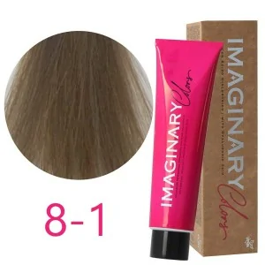 Imaginary Colors - Tinte Permanente Color Ceniza 8-1 Rubio Claro 100 ml Imaginary Colors - Tinte Permanente Color Ceniza 8-1 Rubio Claro 100 ml