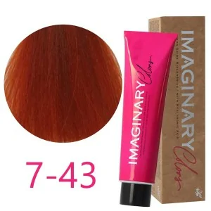 Imaginary Colors - Colorante Permanente Rame 7-43 Biondo Dorato 100 ml Imaginary Colors - Colorante Permanente Rame 7-43 Biondo Dorato 100 ml