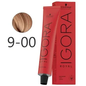 Schwarzkopf - Permanent Dye Igora Royal 9-00 Very Light Blonde Natural Intense 60 ml Schwarzkopf - Permanent Dye Igora Royal 9-00 Very Light Blonde Natural Intense 60 ml