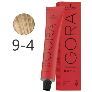 Schwarzkopf - Tinte Permanente Igora Royal 9-4 Rubio Muy Claro Beige 60 ml Schwarzkopf - Tinte Permanente Igora Royal 9-4 Rubio Muy Claro Beige 60 ml