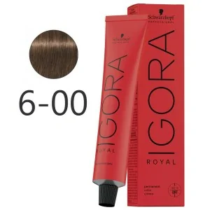 Schwarzkopf - Permanent Dye Igora Royal 6-00 Intensives Natürliches Dunkelblond 60 ml Schwarzkopf - Permanent Dye Igora Royal 6-00 Intensives Natürliches Dunkelblond 60 ml