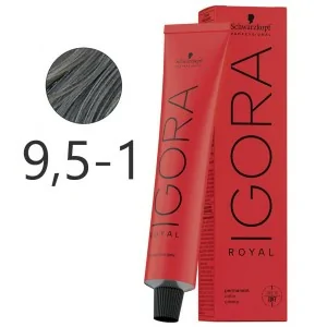 Schwarzkopf - Colorant Permanent Igora Royal 9,5-1 Pearl Pastel 60 ml Schwarzkopf - Colorant Permanent Igora Royal 9,5-1 Pearl Pastel 60 ml