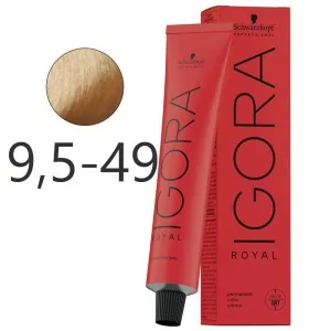 Schwarzkopf - Tinte Permanente Igora Royal 9,5-49 Nude Pastel 60 ml Schwarzkopf - Tinte Permanente Igora Royal 9,5-49 Nude Pastel 60 ml