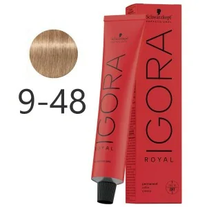 Schwarzkopf - Dauerfarbstoff Igora Royal 9-48 Very Light Blonde Beige Red 60 ml Schwarzkopf - Dauerfarbstoff Igora Royal 9-48 Very Light Blonde Beige Red 60 ml