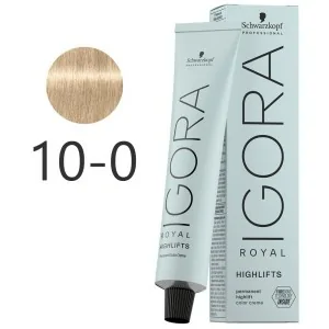 Schwarzkopf - Tinte Superaclarante Igora Royal Highlifts 10-0 Rubio Platino Natural 60 ml Schwarzkopf - Tinte Superaclarante Igora Royal Highlifts 10-0 Rubio Platino Natural 60 ml