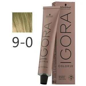 Schwarzkopf - Tinte Igora Color10 9-0 Rubio Muy Claro Natural 60 ml Schwarzkopf - Tinte Igora Color10 9-0 Rubio Muy Claro Natural 60 ml