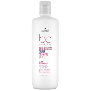 Schwarzkopf - Champú Especial Canas ph 4.5 BC Bonacure Color Freeze Silver 1000 ml Schwarzkopf - Champú Especial Canas ph 4.5 BC Bonacure Color Freeze Silver 1000 ml