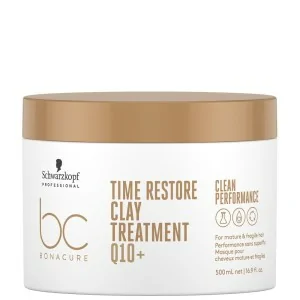 Schwarzkopf - Mascarilla de Arcilla Antiedad BC Bonacure Q10+ Time Restore 500 ml Schwarzkopf - Mascarilla de Arcilla Antiedad BC Bonacure Q10+ Time Restore 500 ml