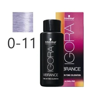 Schwarzkopf - Tonalizador Igora Vibrance 0-11 Concentrado Anti-amarillo 60 ml Schwarzkopf - Tonalizador Igora Vibrance 0-11 Concentrado Anti-amarillo 60 ml