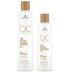Schwarzkopf - Pack BC Bonacure Clean Time Restore Q10+ Champú 250 ml + Acondicionador 200 ml Schwarzkopf - Pack BC Bonacure Clean Time Restore Q10+ Champú 250 ml + Acondicionador 200 ml