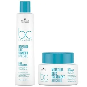 Schwarzkopf - Pack BC Bonacure Clean Moisture Kick Champú 250 ml + Tratamiento 200 ml Schwarzkopf - Pack BC Bonacure Clean Moisture Kick Champú 250 ml + Tratamiento 200 ml