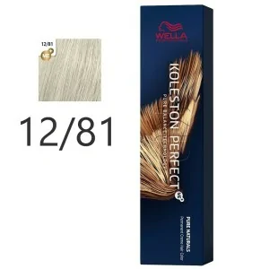 Wella - Koleston PerfectMe+ Permanent Cream 12/81 Blonde Ash Special Pearl 60 ml Wella - Koleston PerfectMe+ Permanent Cream 12/81 Blonde Ash Special Pearl 60 ml