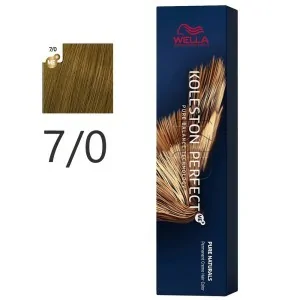 Wella - Koleston PerfectMe+ Permanent Cream 7/0 Natural Light Kastanie 60 ml Wella - Koleston PerfectMe+ Permanent Cream 7/0 Natural Light Kastanie 60 ml