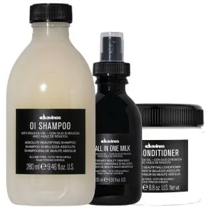 Davines - Pack OI Shampoo 280 ml + Conditioner 250 ml + All-in-One Milk 135 ml Davines - Pack OI Shampoo 280 ml + Conditioner 250 ml + All-in-One Milk 135 ml
