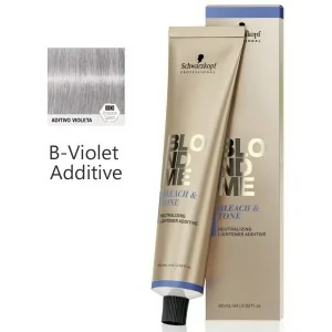 Schwarzkopf - Crema Decolorante y Matizadora BlondMe B-Violet Additive 60 ml Schwarzkopf - Crema Decolorante y Matizadora BlondMe B-Violet Additive 60 ml