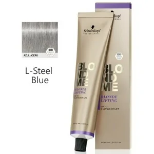 Schwarzkopf - Crema Aclarante de Rubios BlondMe L-Steel Blue 60 ml Schwarzkopf - Crema Aclarante de Rubios BlondMe L-Steel Blue 60 ml