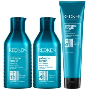 Redken - Extreme Length Pack Shampoo 300 ml + Conditioner 300 ml + Sealer 150 ml Redken - Extreme Length Pack Shampoo 300 ml + Conditioner 300 ml + Sealer 150 ml