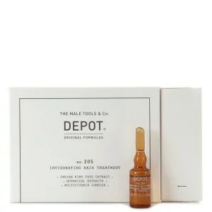 Depot - no. 205 Invigorating Hair Treatment 10 x 5 ml Depot - no. 205 Invigorating Hair Treatment 10 x 5 ml