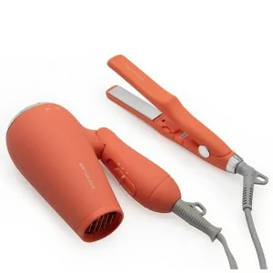 Corioliss - Coral Travel Kit | Hair Straightener + Hair Dryer Corioliss - Coral Travel Kit | Hair Straightener + Hair Dryer