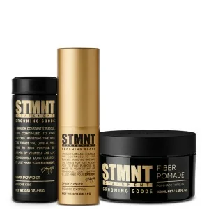 STMNT - Pack Staygold Fiber Pomade 100 ml + Wax Powder 15 g + Spray Powder 4 g STMNT - Pack Staygold Fiber Pomade 100 ml + Wax Powder 15 g + Spray Powder 4 g