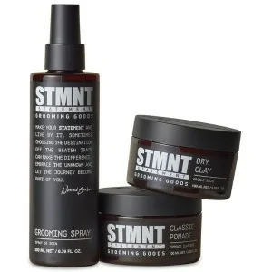 STMNT - Nomad Barber Pack Classic Pomade + Dry Clay + Grooming Spray STMNT - Nomad Barber Pack Classic Pomade + Dry Clay + Grooming Spray