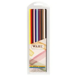Wahl - Professional Clipper Combs 12 Cutting Combs (Different Colors) Wahl - Professional Clipper Combs 12 Cutting Combs (Different Colors)