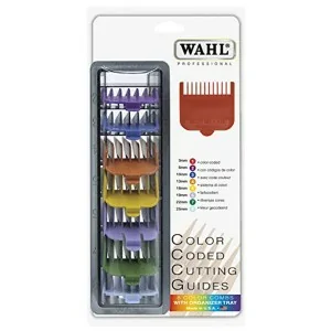 Wahl - Color Coded Cutting Guides (8 Color Combs) Wahl - Color Coded Cutting Guides (8 Color Combs)