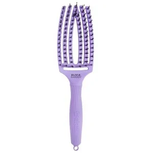 Olivia Garden - Fingerbrush Combo Bloom Lavender Medium - 1 Unit Olivia Garden - Fingerbrush Combo Bloom Lavender Medium - 1 Unit