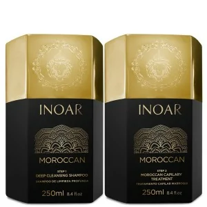 Inoar - Moroccan Keratin Treatment - Step 1 & 2 - 2 x 250 ml Inoar - Moroccan Keratin Treatment - Step 1 & 2 - 2 x 250 ml