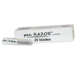 Pen Razor - 20 Blades - 06155 Pen Razor - 20 Blades - 06155