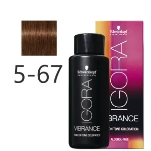 Schwarzkopf - Igora Vibrance 5-67 Castaño Claro Chocolate Cobrizo Schwarzkopf - Igora Vibrance 5-67 Castaño Claro Chocolate Cobrizo