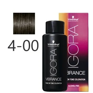 Schwarzkopf - Igora Vibrance 4-00 Intense Natural Medium Brown 60 ml Schwarzkopf - Igora Vibrance 4-00 Intense Natural Medium Brown 60 ml