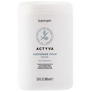 Kemon Actyva - Mascarilla Nutrizione Ricca 1000 ml Kemon Actyva - Mascarilla Nutrizione Ricca 1000 ml