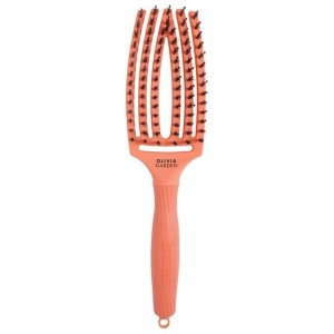 Olivia Garden - Fingerbrush Combo Coral Medium - 1 Unit Olivia Garden - Fingerbrush Combo Coral Medium - 1 Unit