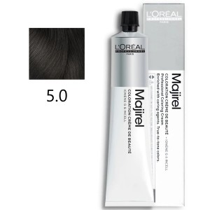 L'Oreal Professionnel - Coloración Permanente Majirel 5.0 Castaño Claro Profundo 50 ml L'Oreal Professionnel - Coloración Permanente Majirel 5.0 Castaño Claro Profundo 50 ml