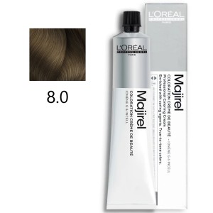 L'Oreal Professionnel - Coloración Permanente Majirel 8.0 Rubio Claro Profundo 50 ml L'Oreal Professionnel - Coloración Permanente Majirel 8.0 Rubio Claro Profundo 50 ml