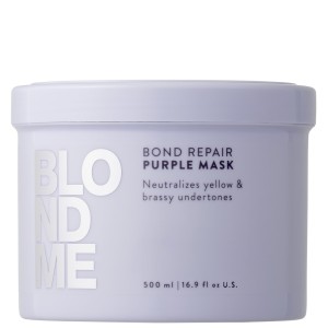 Schwarzkopf - Tratamiento Morado BlondMe Bond Repair Purple Mask 500 ml Schwarzkopf - Tratamiento Morado BlondMe Bond Repair Purple Mask 500 ml