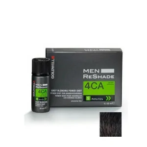 Goldwell - Men Reshade 4 CA Ceniza Fría / Marrón Medio 4 x 20 ml Goldwell - Men Reshade 4 CA Ceniza Fría / Marrón Medio 4 x 20 ml